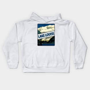 Lake Louise Canada Decal Kids Hoodie